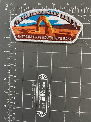 Utah Nationalparksrat CSP Patch Boy Scouts BSA Entrada High Adventure Basis
