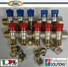 COLLETTORE COMPLETO 5+5 DA 3/4 RUBINETTI MULTISTRATO 16x2 IMPIANTO CARICO BAGNO