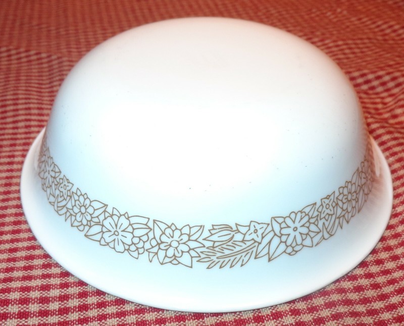 1 Corelle Corning Ware WOODLAND BROWN FLOWERS SOUP CEREAL BOWL  6-1/4"