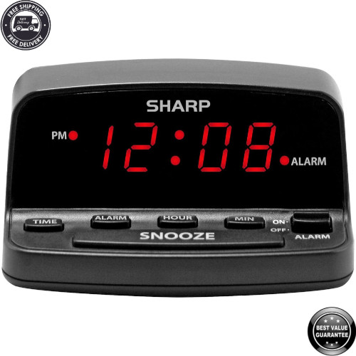 Super Extremely Extra Loud Alarm Clock for Very Heavy Sleeper Battery Backup NEW