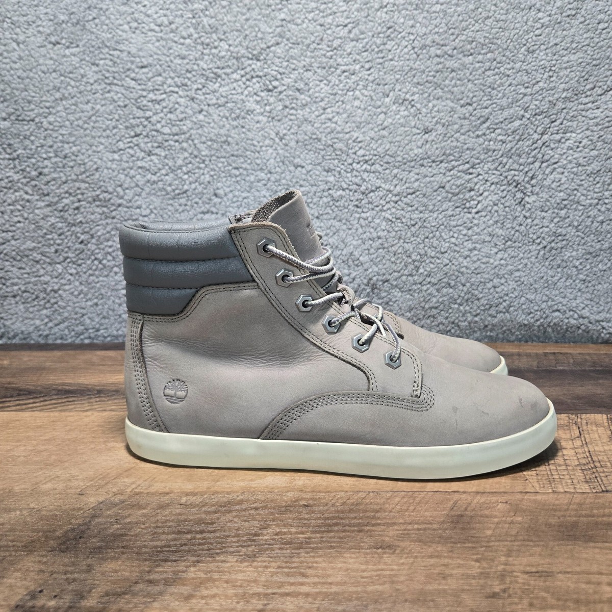 grey timberland sneaker boots