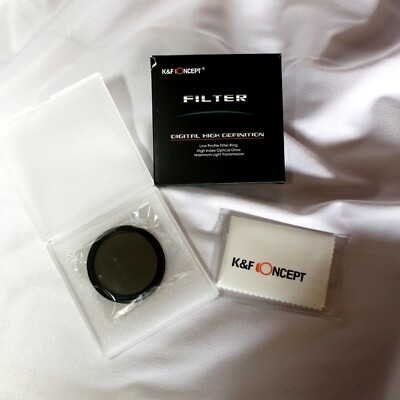 K & F Filter Digital High Def Low Prof Filter Ring Max Light Transmission 52mNEW