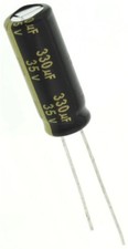 6 x Aluminum Electrolytic Capacitor 330uF 35V 20% 8x20mm FM Radial Panasonic
