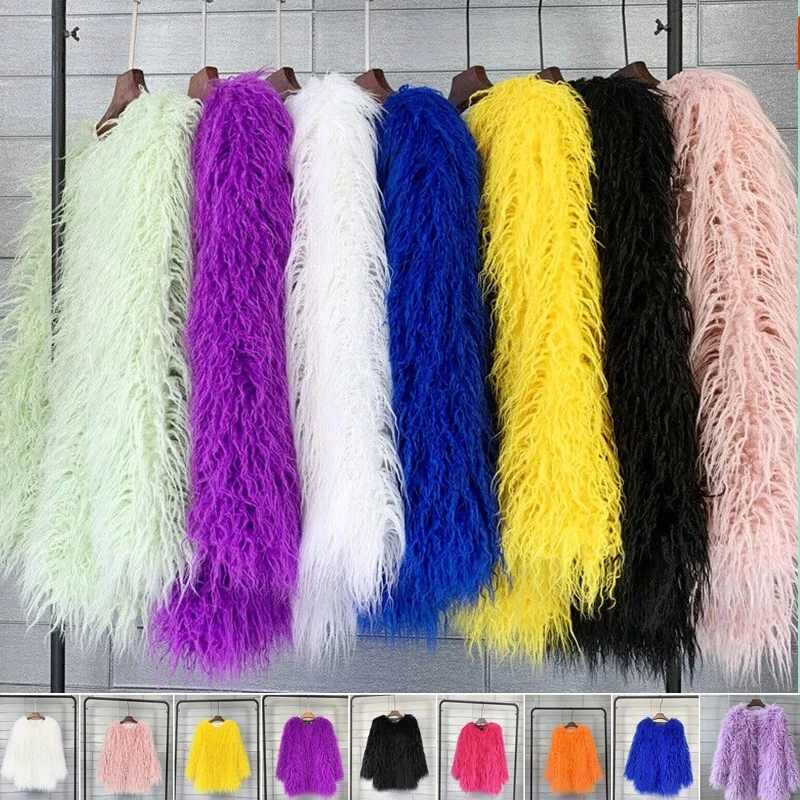 Shaggy faux deals fur cardigan