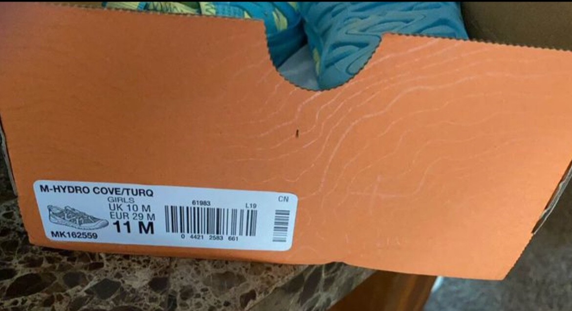 Scarpe da acqua Merrell bambina taglia 11