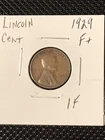 1929 Lincoln Cent   F+