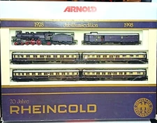 Arnold N 70 years 0318 convoglio RHEINGOLD BR 18 466 DRG original packaging