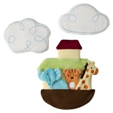 Tiddliwinks Noah's Ark Velour 3pc Wall Hangings New, Sealed 