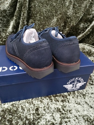 Navy Wingtip Oxford Shoes 
