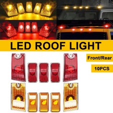 10X Amber/Red Roof Cab Marker Lights for 03-0...