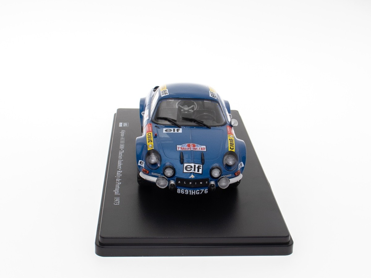 ALPINE A110 1800 N 5 rallye tour de corse 1973 THERIER JAUBERT 1/18