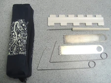 Tool set For 9mm bulky knitting machine ribber Brother/SReed/Singer - With Bag