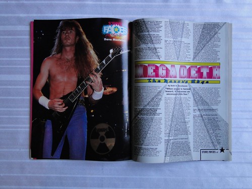 Vintage Magazine Faces Rocks Dec 1992 Bon Jovi Megadeth Danzig Ugly Kid Joe 70 - Picture 12 of 13