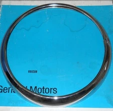 NOS 1950's GM Chrome Headlight Door Ring