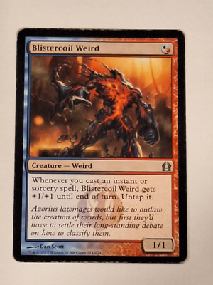 Blistercoil Weird - Return to Ravnica Magic the Gathering MTG Nice! | eBay Blistercoil Weird - Return to Ravnica Magic the Gathering MTG Nice! | eBay