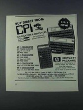 1981 CPI Hewlett-Packard HP Calculator Ad - 41-C 41-CV