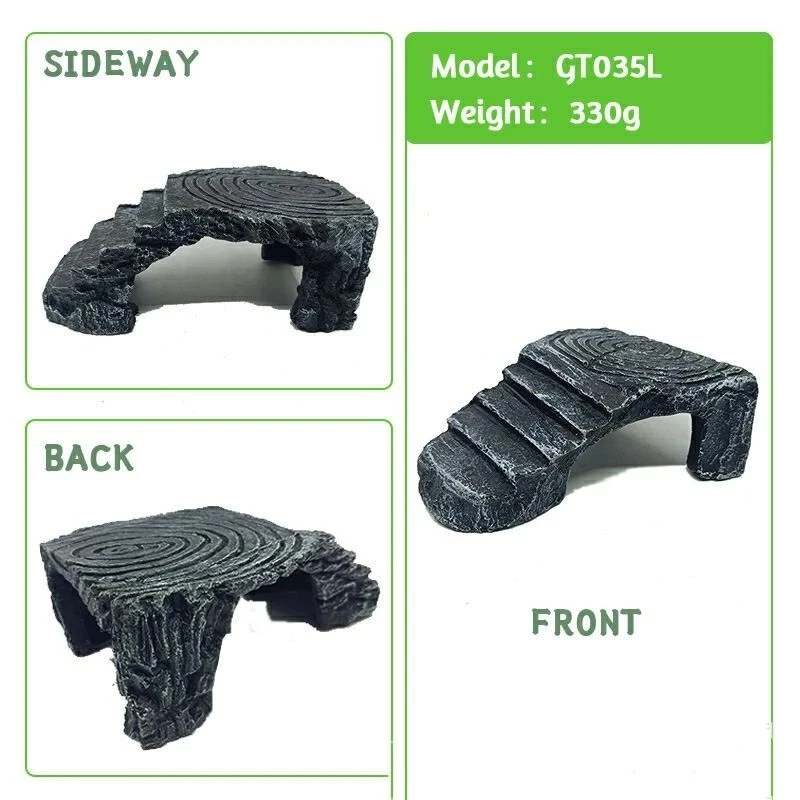 Turtle Basking Platform Rock Basking platform reptile cave geckodry land 🦎 - Image 3 of 4