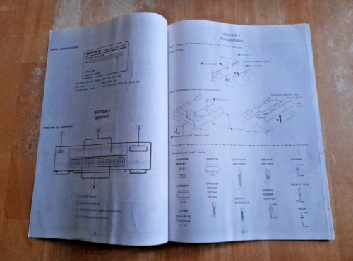 Sony SEQ-V901 Graphic Equalizer Service Manual UK AEP Model - Bild 2 von 5