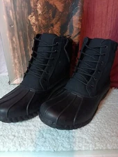 NORTIV8 Men's Duck Snow Boots Winter Classic Insulated Waterproof Shell Boots