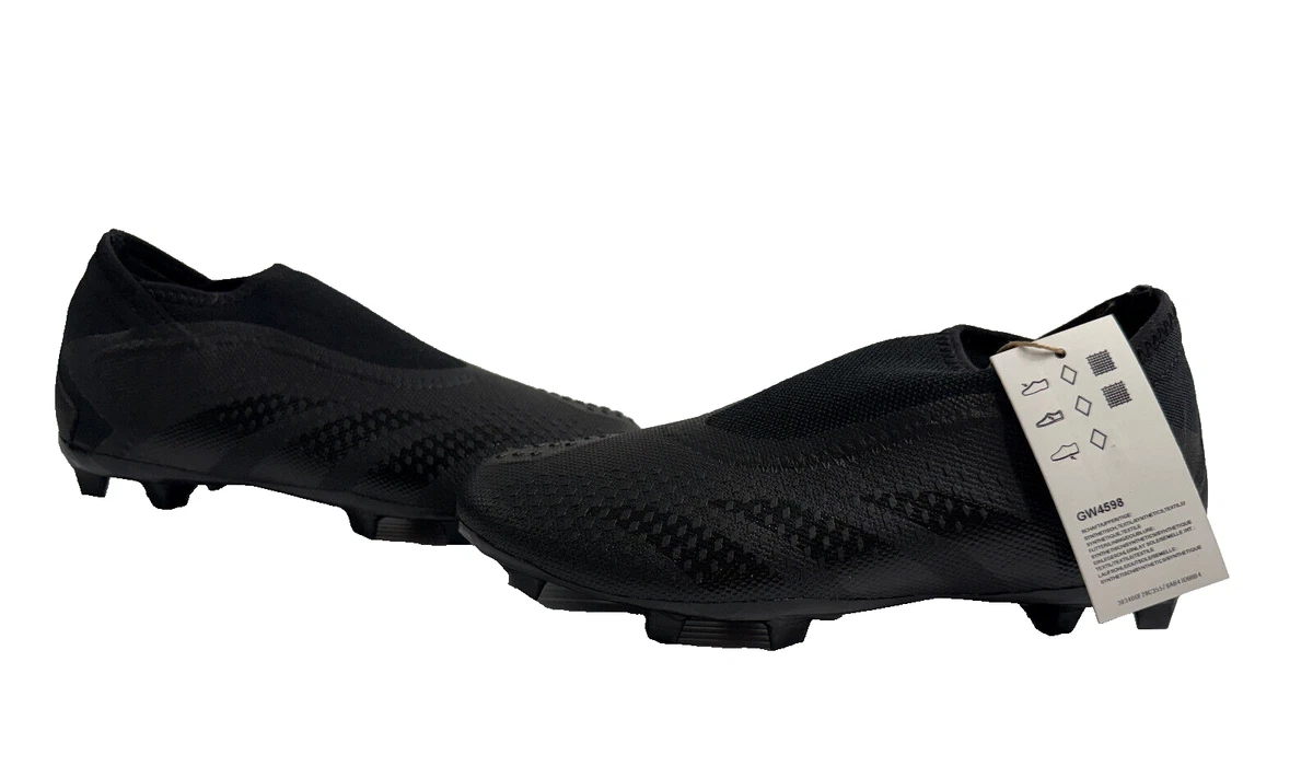 Adidas Predator Accuracy.3 Laceless FG (GW4598) Men\'s Sz 4.5 W 5 Soccer Cleats Adidas Predator Accuracy.3 Laceless FG (GW4598) Men main image 2