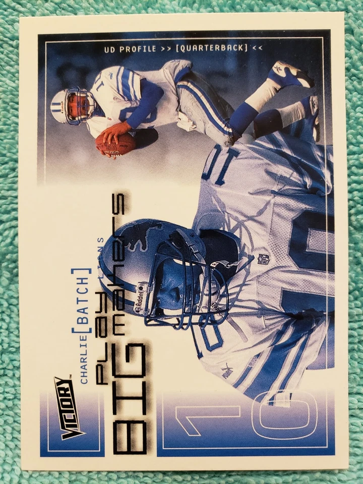 2000 UPPER DECK VICTORY CHARLIE BATCH #258 BIG PLAY MAKERS DETROIT LIONS - Image 2 of 4