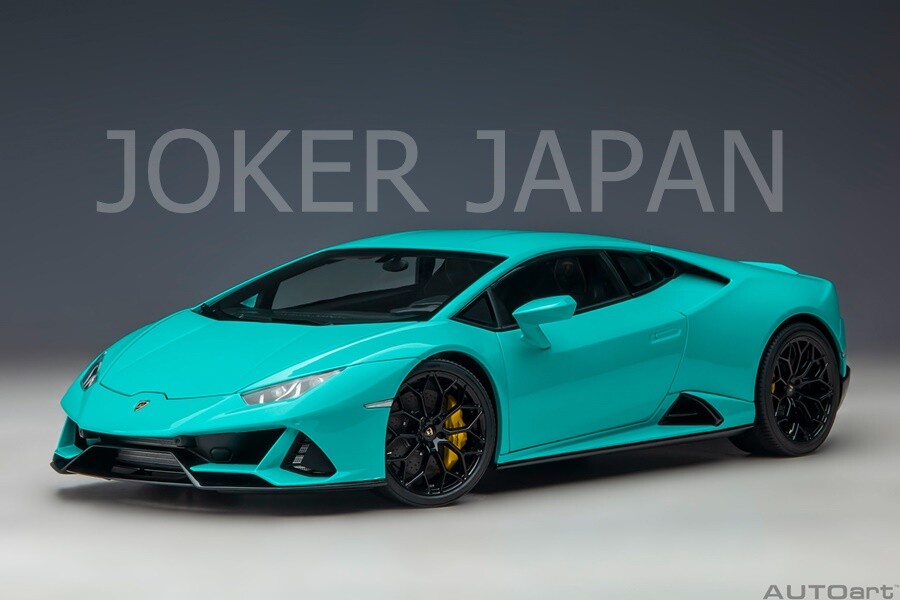 自動車 Autoart 1/18 Lamborghini Huracan AUTOart 1/18 Lamborghini Huracan EVO Turquoise Blue Model Car