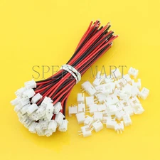 1000 Sets XH2.54 Single-Head 2Pin Wire To Board Connector 10cm 22AWG