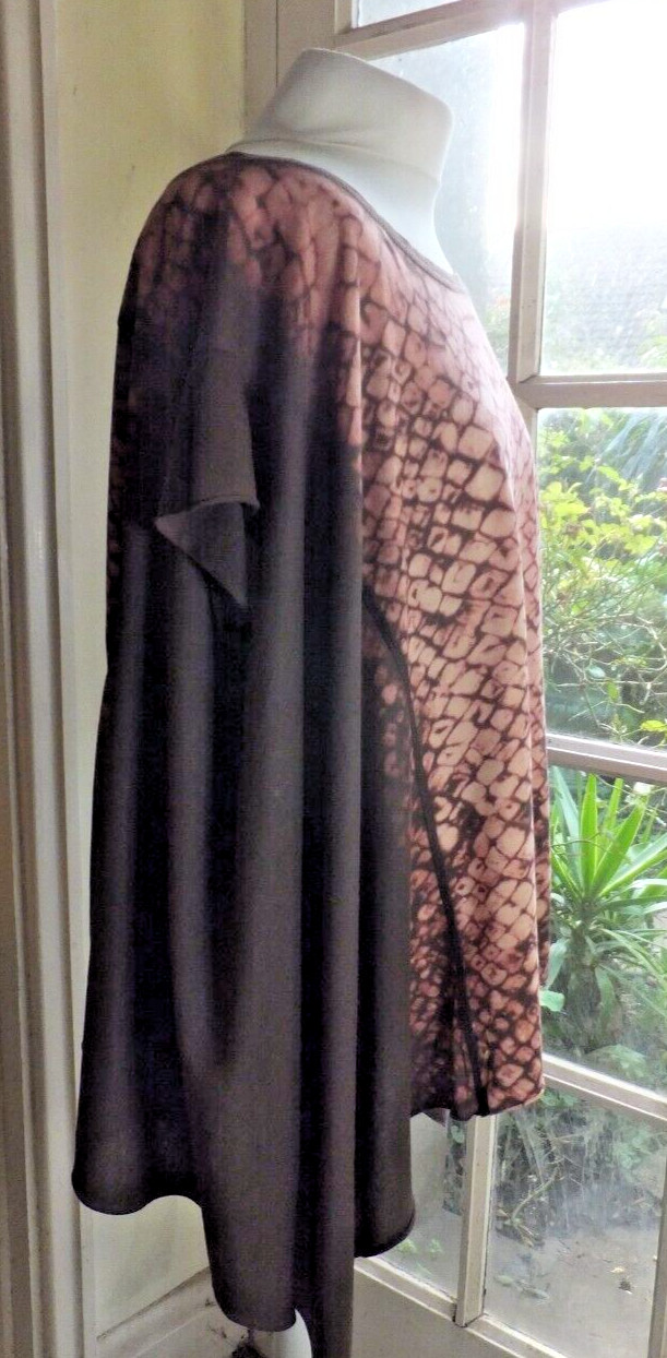 ALLSAINTS 'Bleach Python Tee'  Brown/Peach Lagenl… - image 1