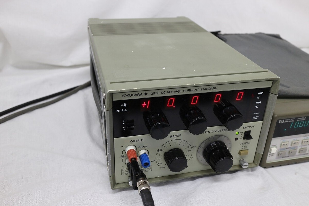 YOKOGAWA Type 2553 直流標準電圧電流発生器　正常動作品 YOKOGAWA Type 2553 直流標準電圧電流発生器 正常動作品