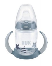 NUK Tritan Learner Sippy Cup, 5 ounce, Gray Stars, 2 PACK