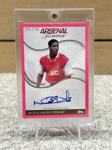 Carte Auto 2024 Topps Arsenal FC, Lauren, North London Forever, Numérotée 01/25, Near Mint