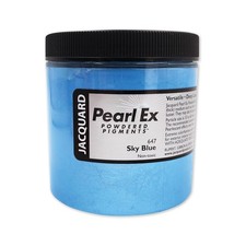 Jacquard Pearl Ex Pigment Powder 4oz Sky Blue Loose Mica Powder Epoxy Resin