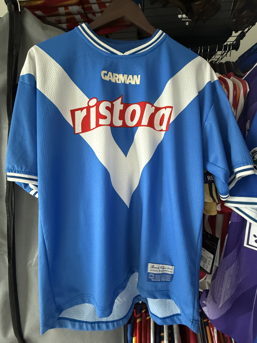 ブレシア GARMAN BAGGIO 10 ユニフォーム イタリア セリエA Authentic Roberto Baggio 2000-2001 Brescia Garman Jersey/Large