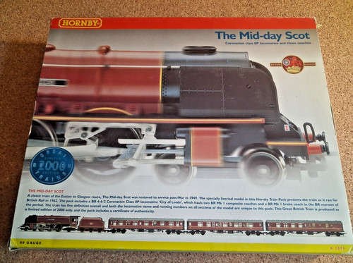 HORNBY R2078 SPUR 00 - THE MID-DAY SCOT TRAIN PACK - LIMITED EDITION 1371/2000 | Condition: Used