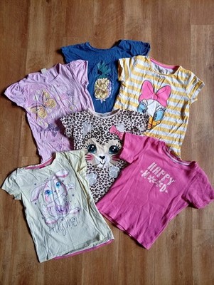 45Tlg H&M KLEIDUNGSPAKET 116 122 128 134 140 MÄDCHEN HOSE T-SHIRT SOMMER SAMMLUN