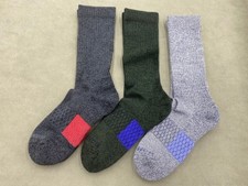 Brand New Bomba Women's Performance Calf Sock Size M 3 Pairs 3 Colors