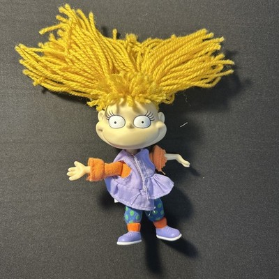 VINTAGE 1997 Mattel Rugrats ANGELICA GIRL 5'' MINI DOLL TOY FIGURE Nickelodeon