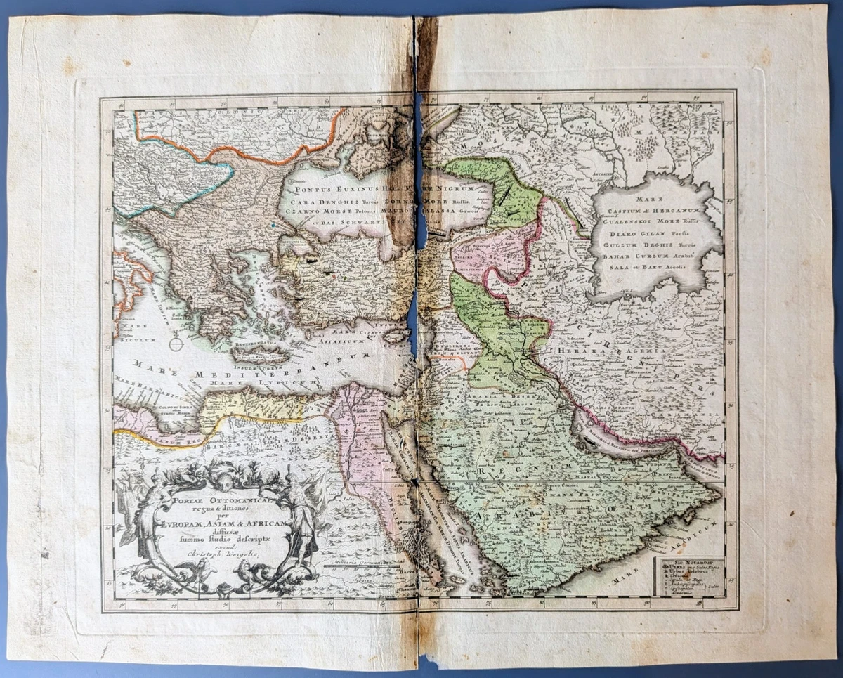 Preços baixos em Arábia Saudita Antigo Original Antigo Asia, Atlas