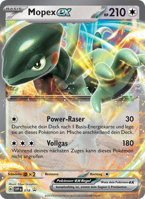 Mopex-ex EX Deutsch SVP Black Star Promos 018 NM Pokemon TCG