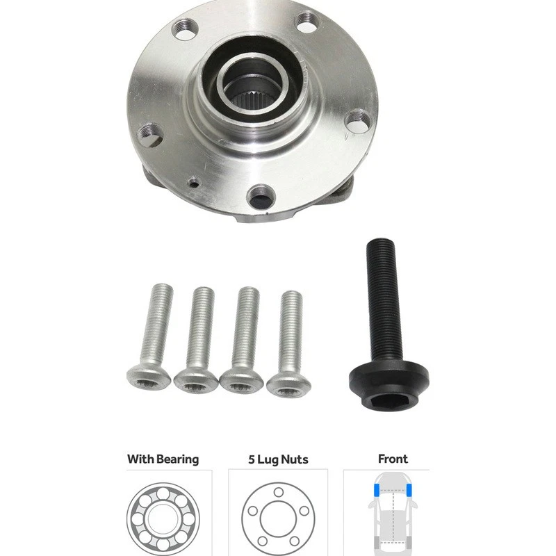 TrueDrive Wheel Hub For 2002-2008 Audi A4 S4 A6 - Imagem 2 de 4