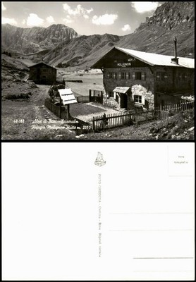 Alpe di Siusi Rifugio Molignon (Molignon hut) on the Alpe di Siusi 1955