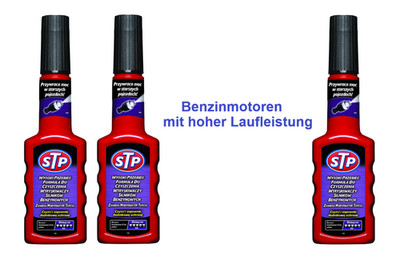 3x Einspritzdüsenreiniger BENZIN Injector Cleaner hoher kilometerstand STP30-057