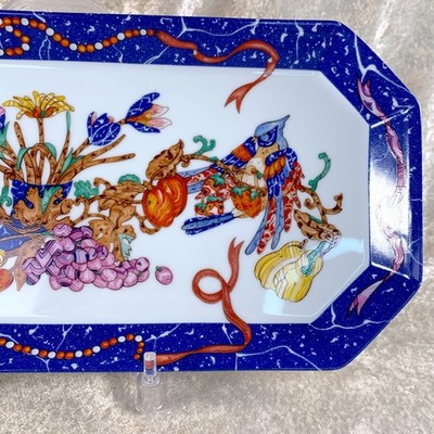 Hermes Serving Tray Plate Marqueterie de Pierres d'Orient et d