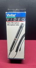Vivitar Video Microphone VM-1 058051 Box Is Beat up, Microphone  Case Is New
