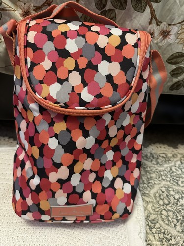Vera Bradley Borsa Illumina Doppia Bevanda Vino Cooler Pixie Confetti Rosa