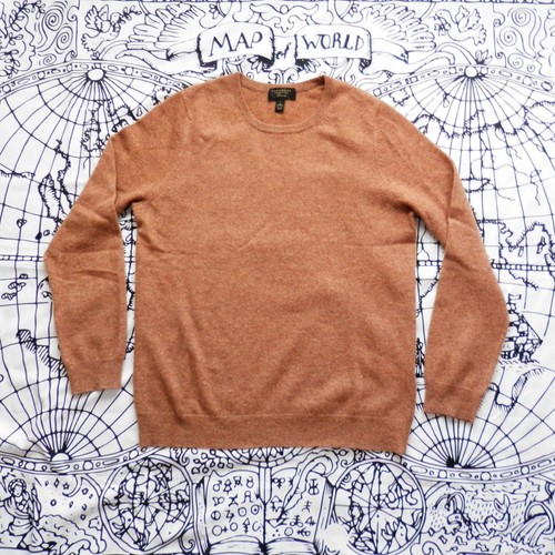 Charter Club Luxury Cashmere Women's Brown Crewneck Sweater, Size L
