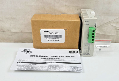 LOVE CONTROLS SCD2033 Process Temperature Controller SCD2000 Series NEW
