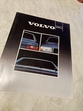 Volvo 240 catalogue brochure prospectus dépliant automobile