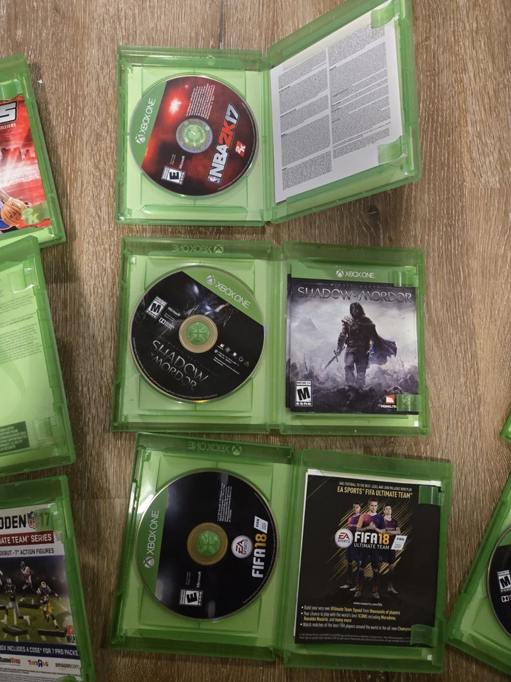 Lote de 9 juegos Xbox One Game Bundle NBA 2K Dragon Ball Call Of Duty Madden Más Foto 4 de 4