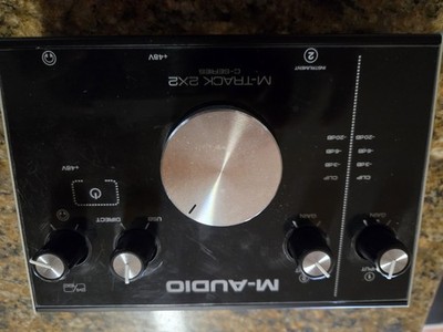 M-Audio M-Track C Series USB Audio Interface 2x2 with 1/4 Inputs